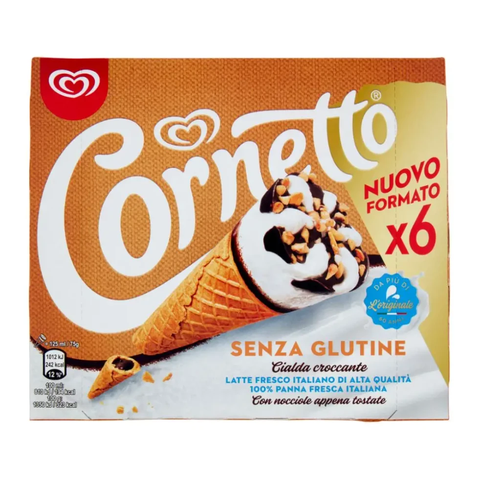 algida-cornetto senza glutine