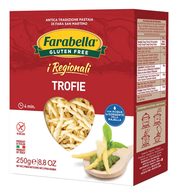 farabella trofie i regionali pasta fresca stabilizzata 250 g 1